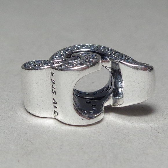 Pandora TREBLE CLEF MUSIC 791381CZ Silver Cubic Zirconia Crystals New Charm - Picture 9 of 14